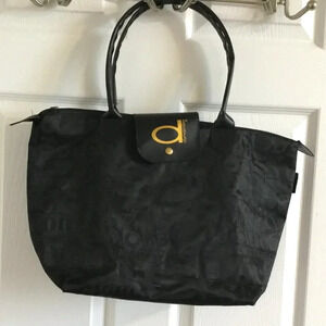 Dynamite  Tote Handle Bag,Lightweight Packable Stylish Black